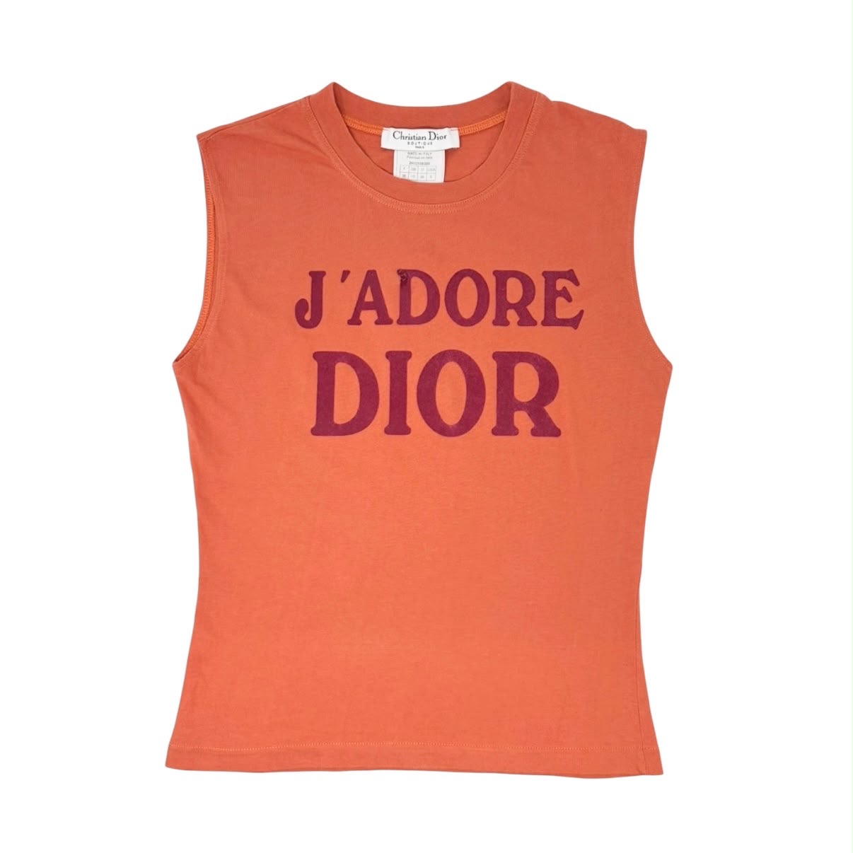 Dior Jadore Tangerine Logo Tank