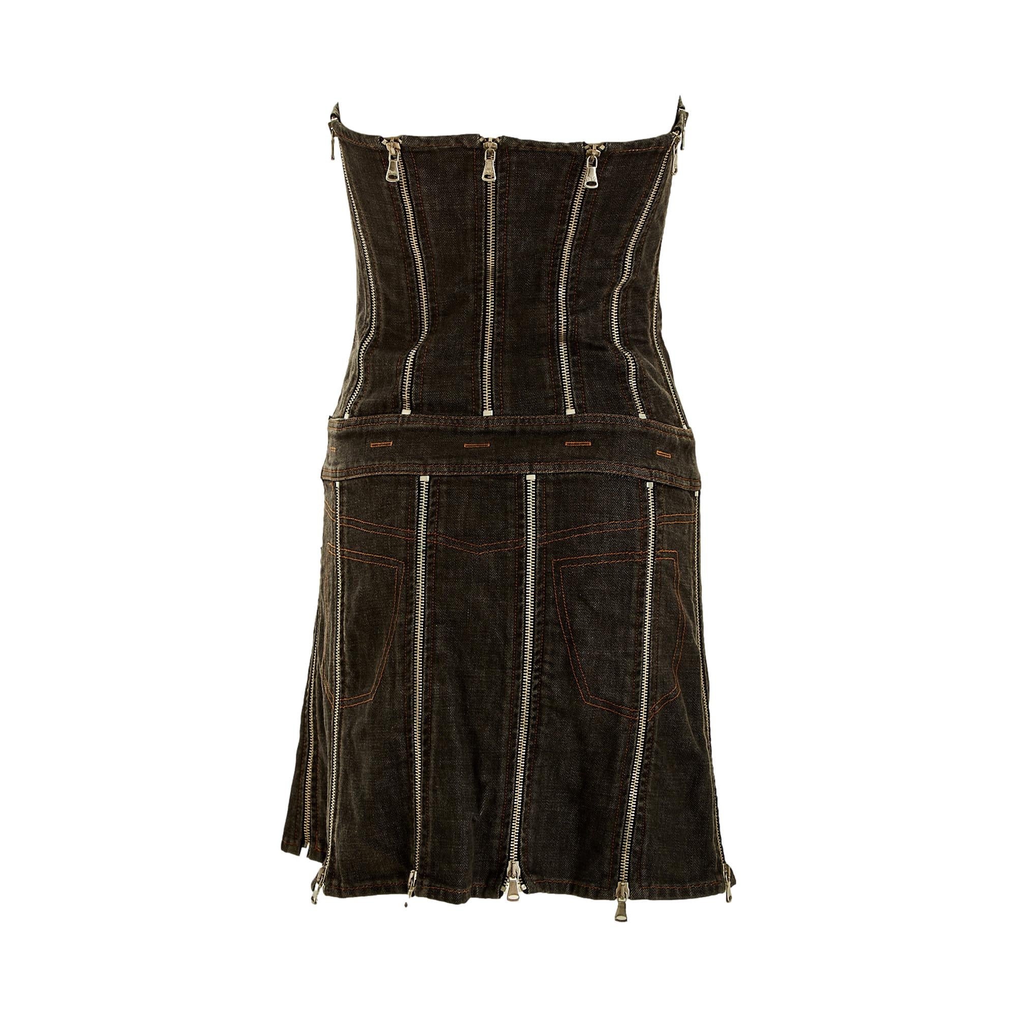 Dolce & Gabbana Denim Zipper Dress Treasures of NYC Dolce & Gabbana Denim Zipper Dress Treasures of NYC