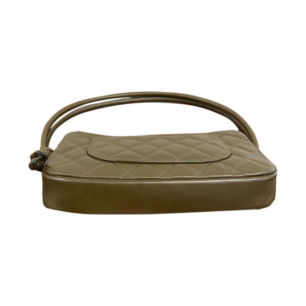 Chanel Green Quilted Cambon Shoulder Bag