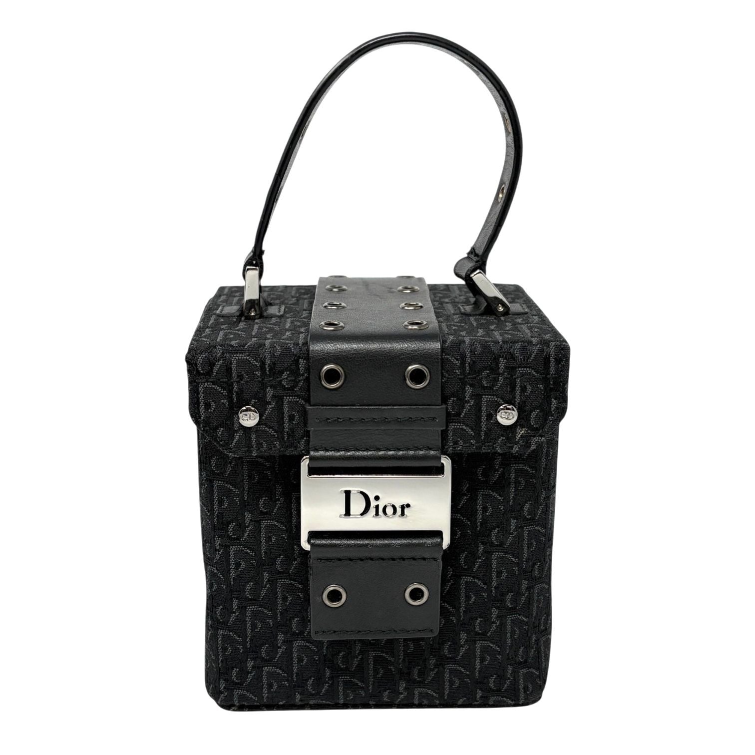 Dior Black Box Logo Top Handle