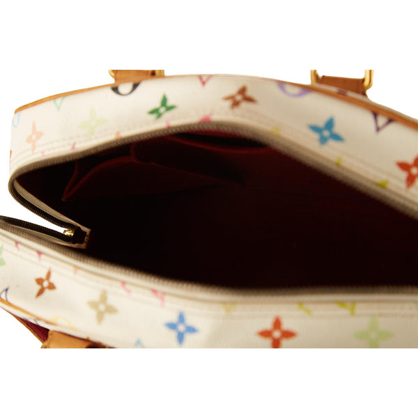 Louis Vuitton White Murakami Top Handle Bag