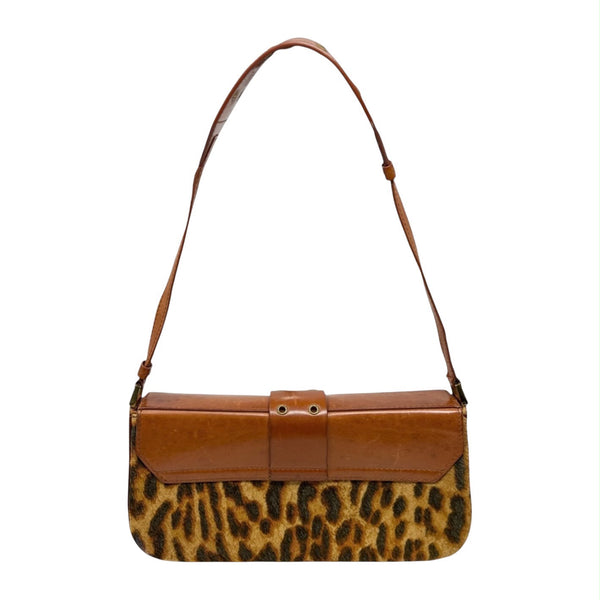 Dior Cheetah Calf Hair Shoulder Bag