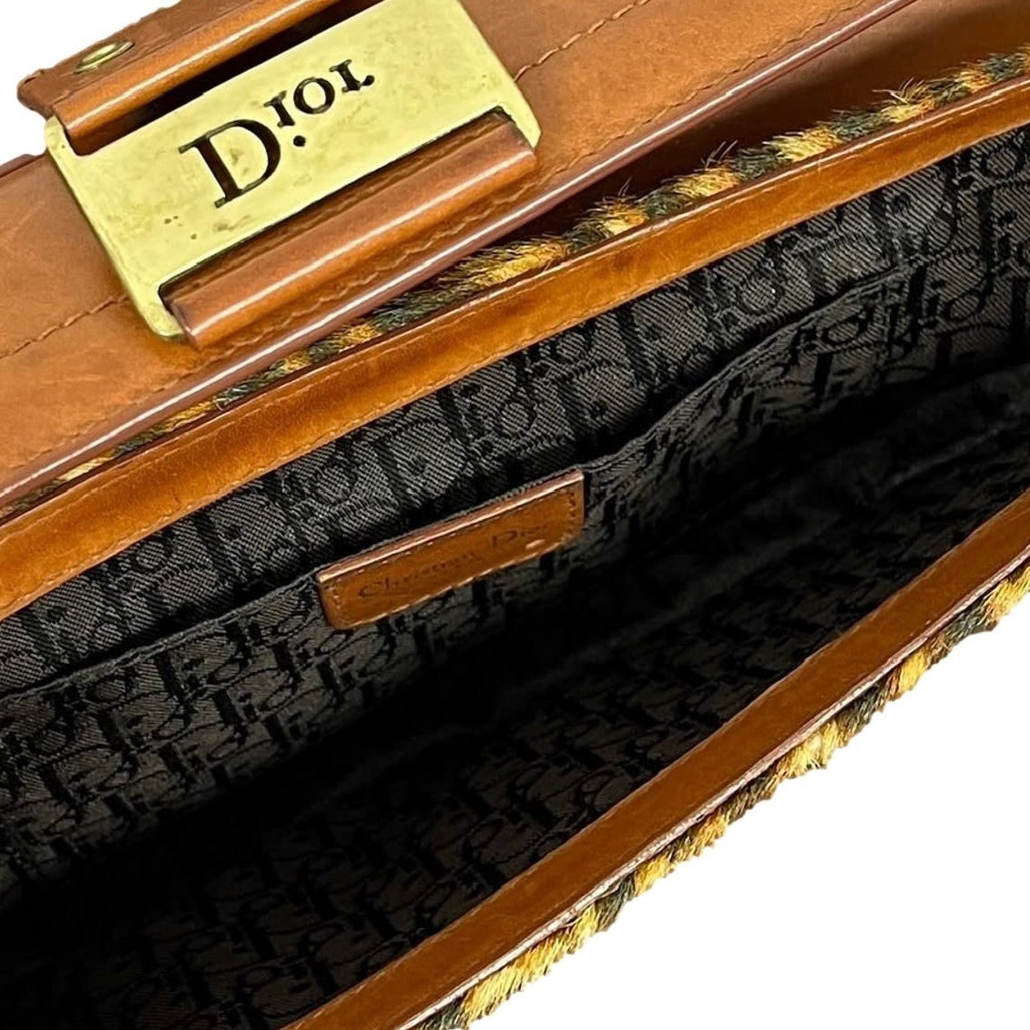 Dior Cheetah Calf Hair Shoulder Bag