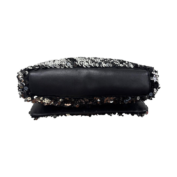Chanel Black Sequin Flap Bag