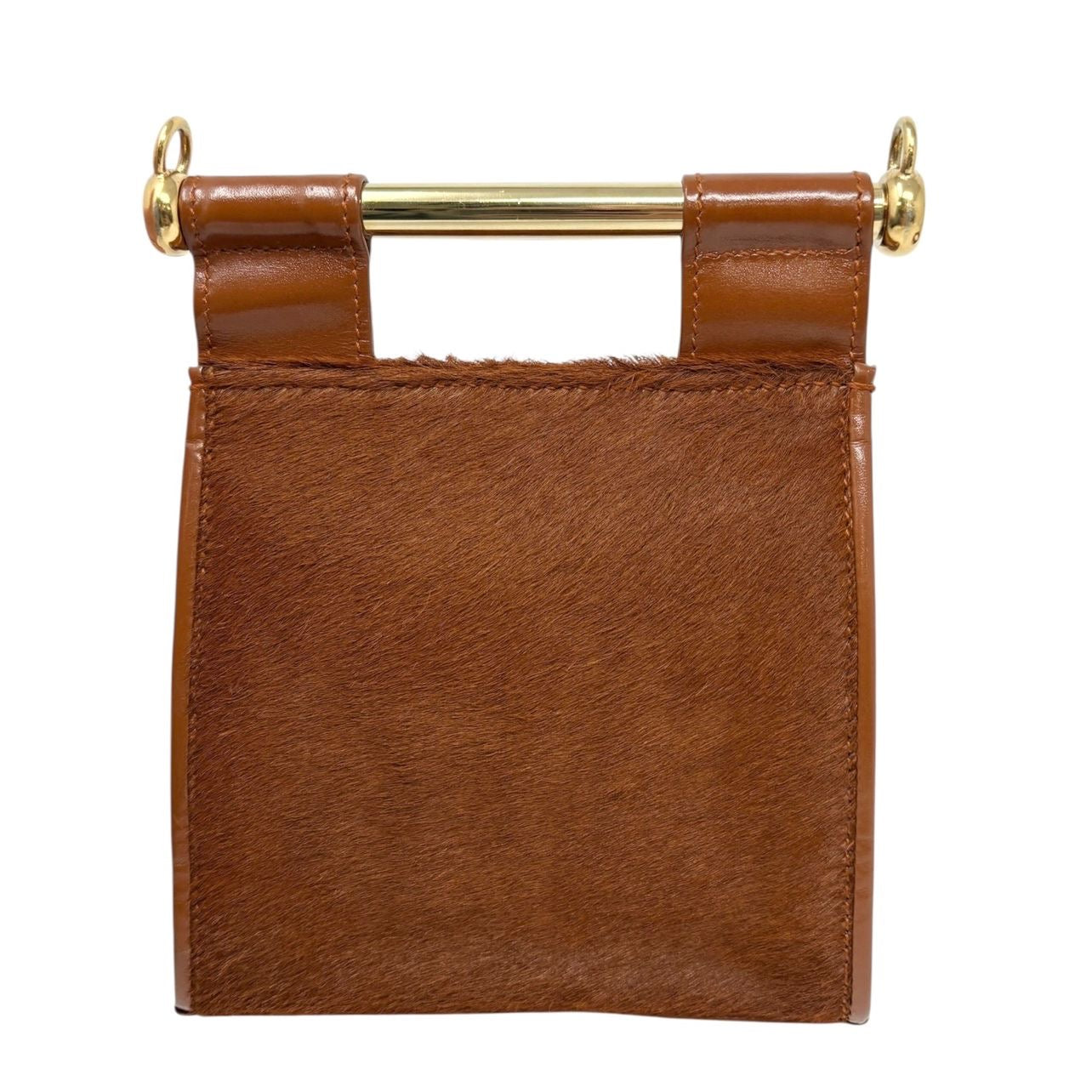 Gucci Brown Mini 2way Calfhair Bag