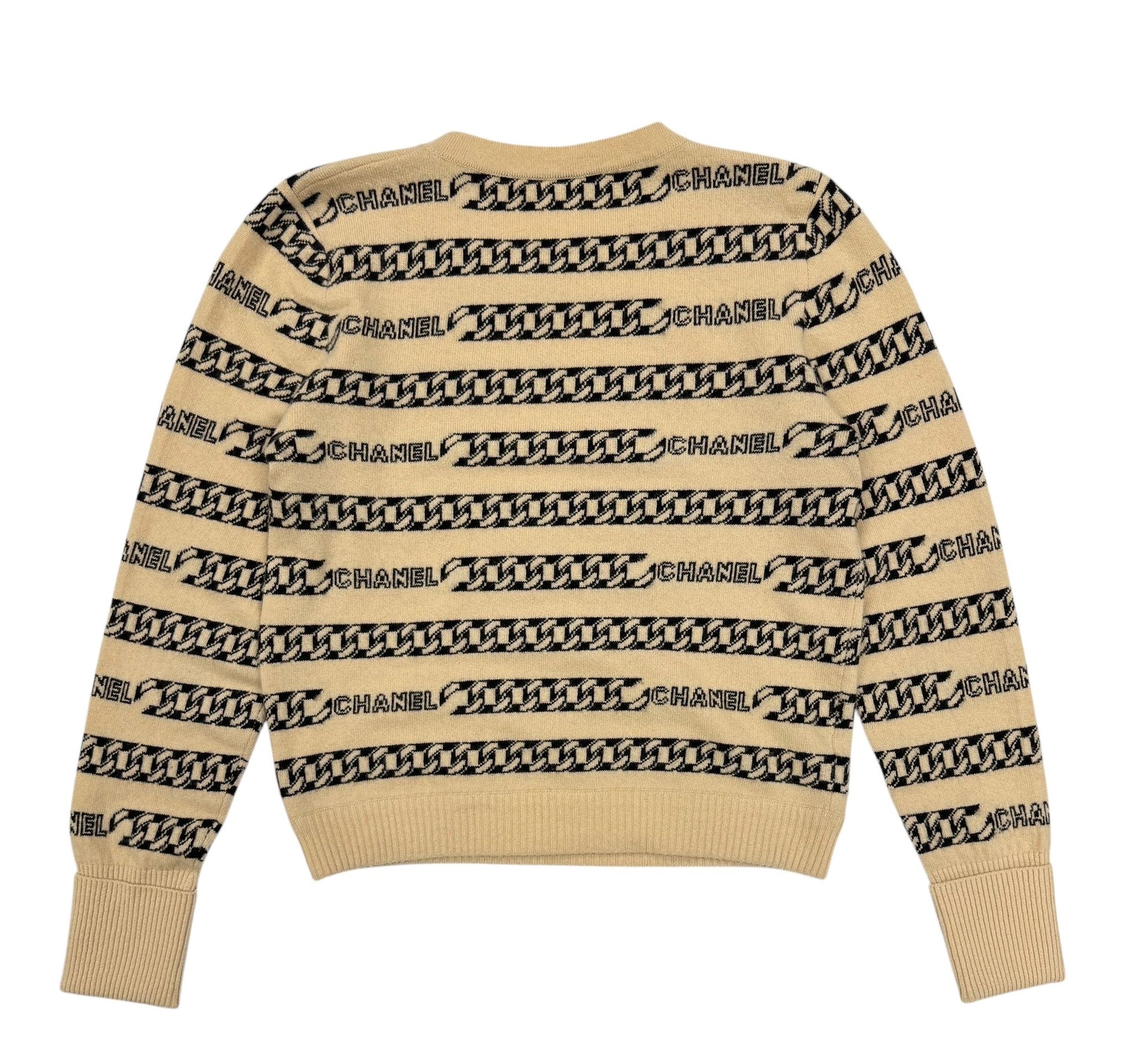 Chanel Chain Cashmere Logo Sweater – Treasures of NYC