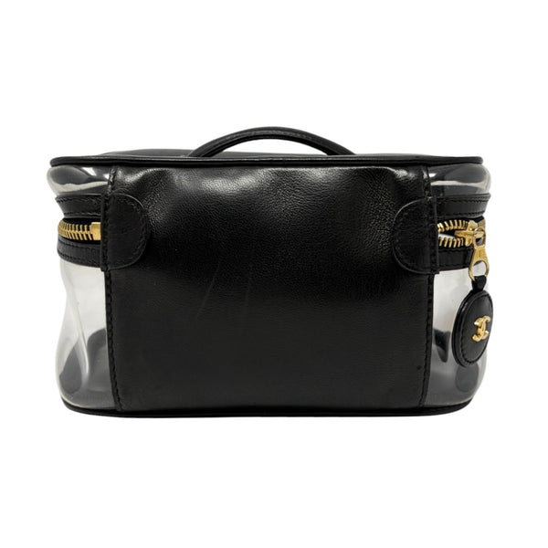 Chanel Black Transparent Vanity Bag