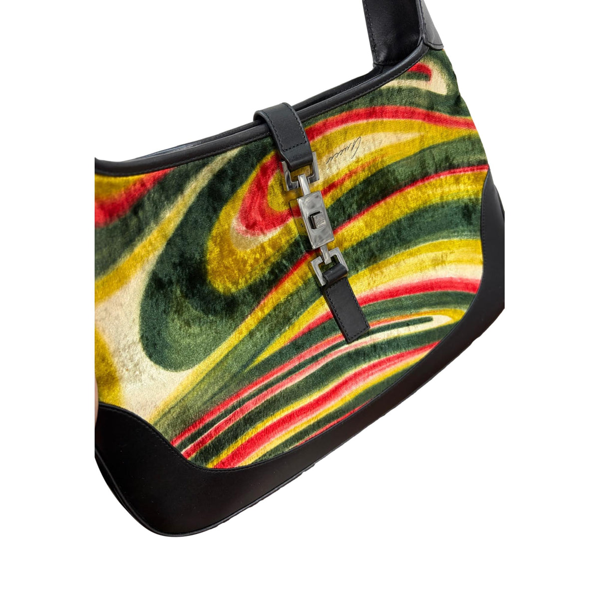 Gucci Velvet Psychedelic Jackie Bag