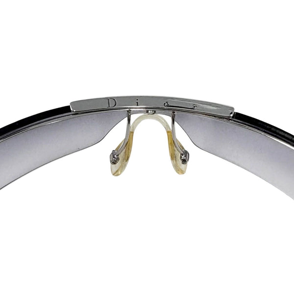 Dior White Logo Jumbo Sunglasses