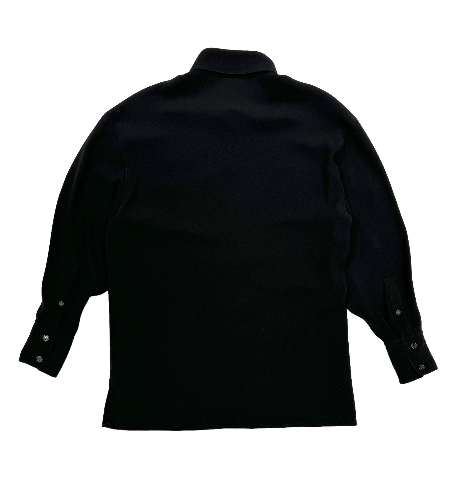 Chanel Black Logo Button Down – Treasures of NYC