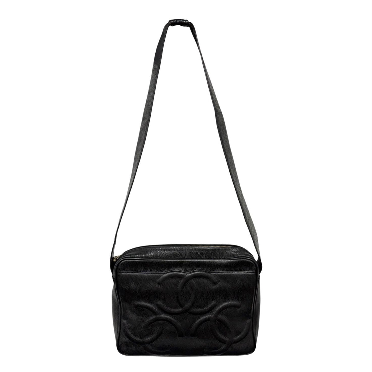 Chanel Black Caviar Camera Bag