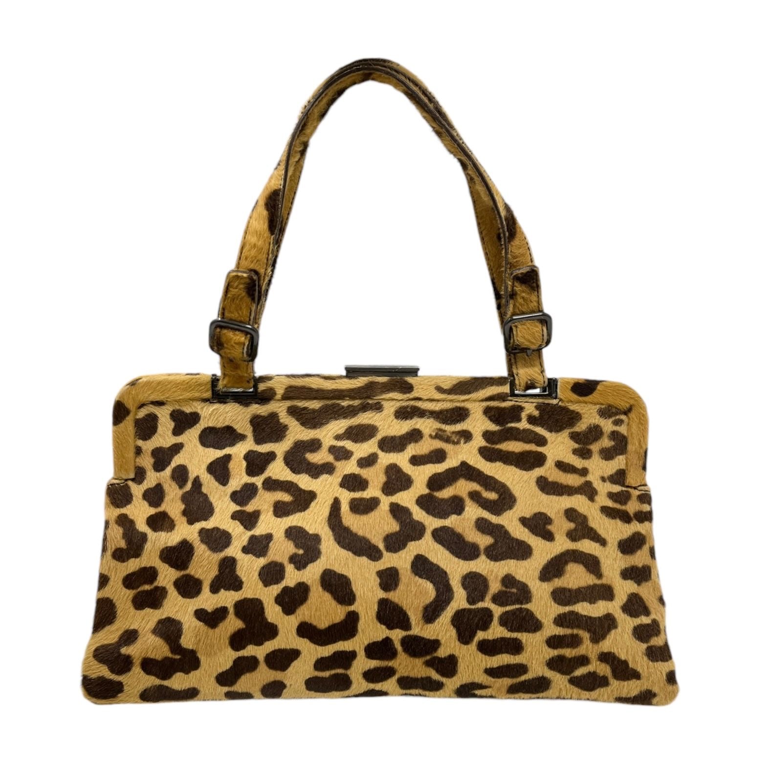 Prada Cheetah Top Handle Bag