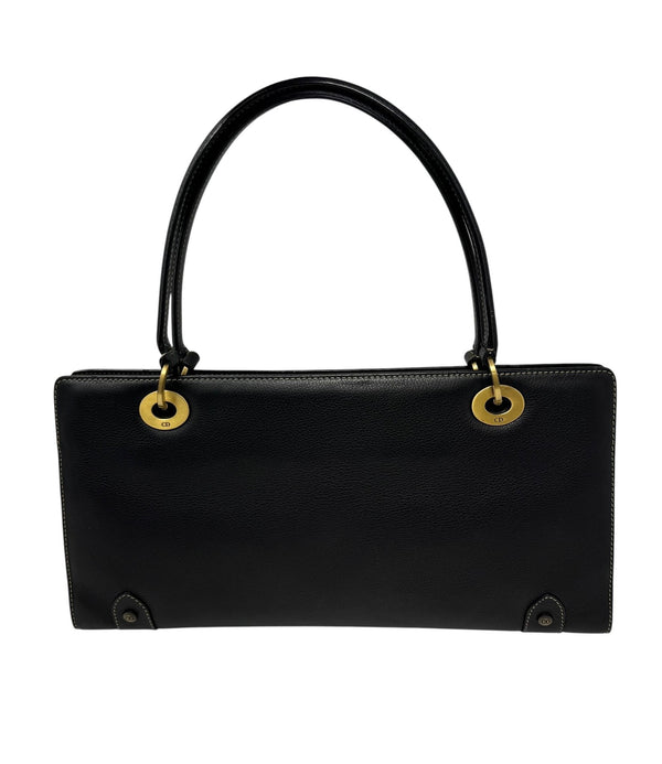 Dior Black Logo Shoulder Bag