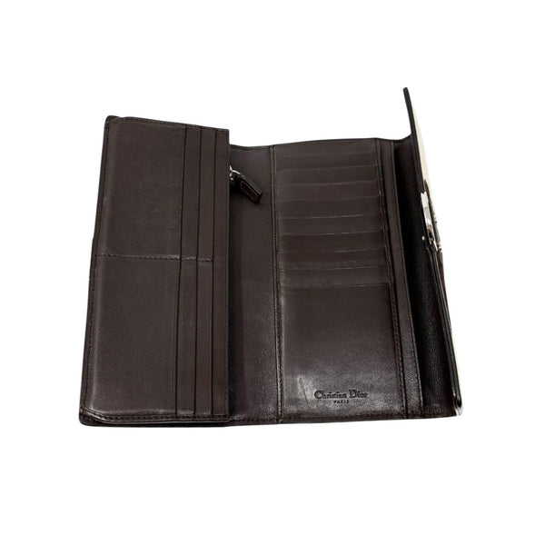 Dior Cow Print Calfhair Wallet