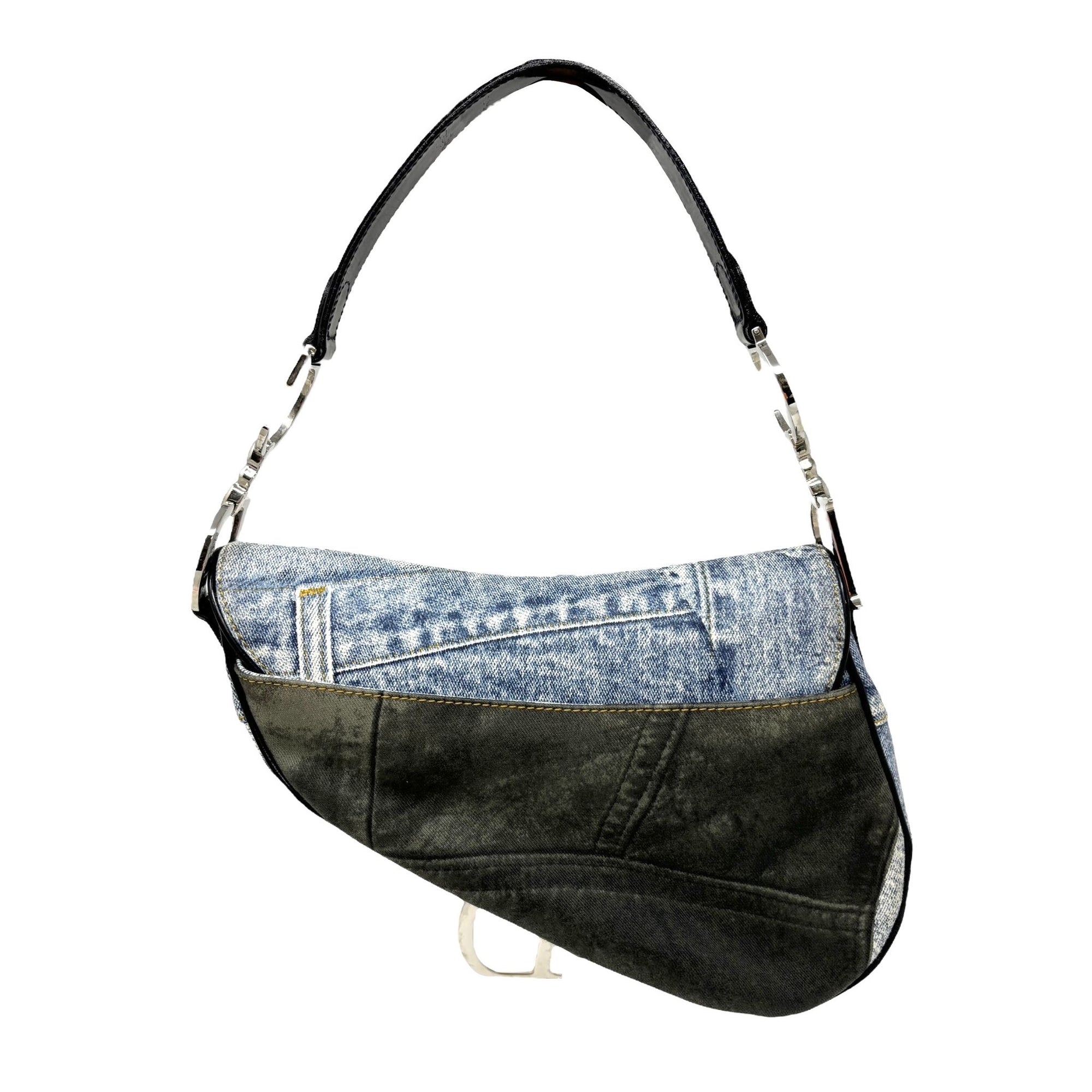 Dior Denim “Miss Diorella” Saddle Bag