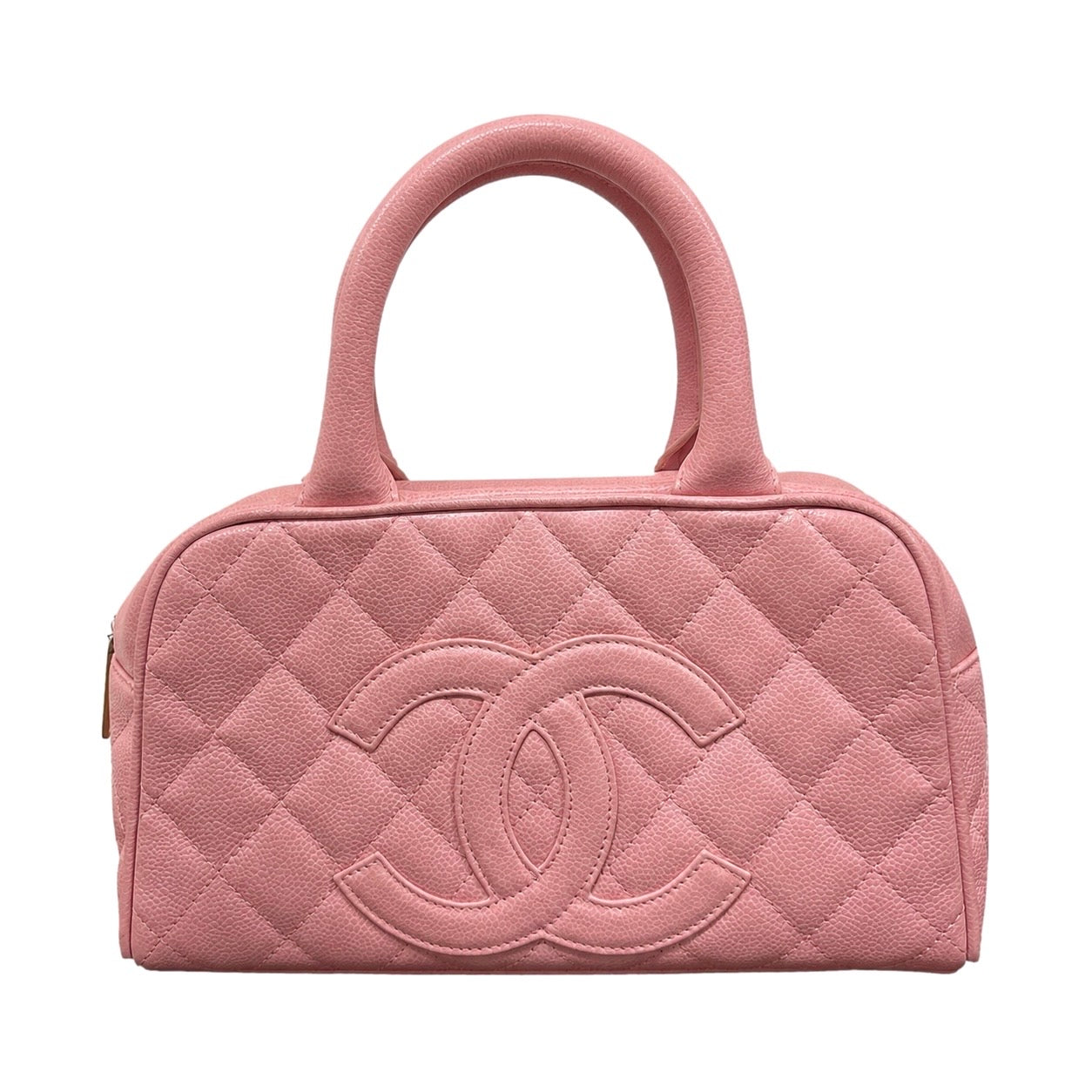 Chanel Pink Caviar Mini Boston Bag