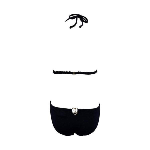 Chanel Black Heart Bikini
