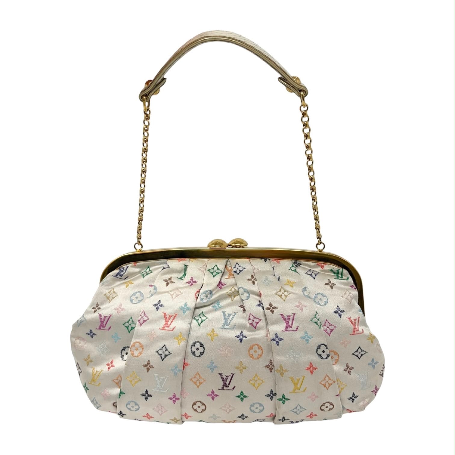 Louis Vuitton White Murakmi Chain Mini Bag