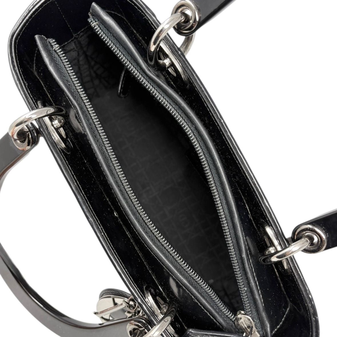 Dior Zebra Print Calf Hair Top Handle Bag