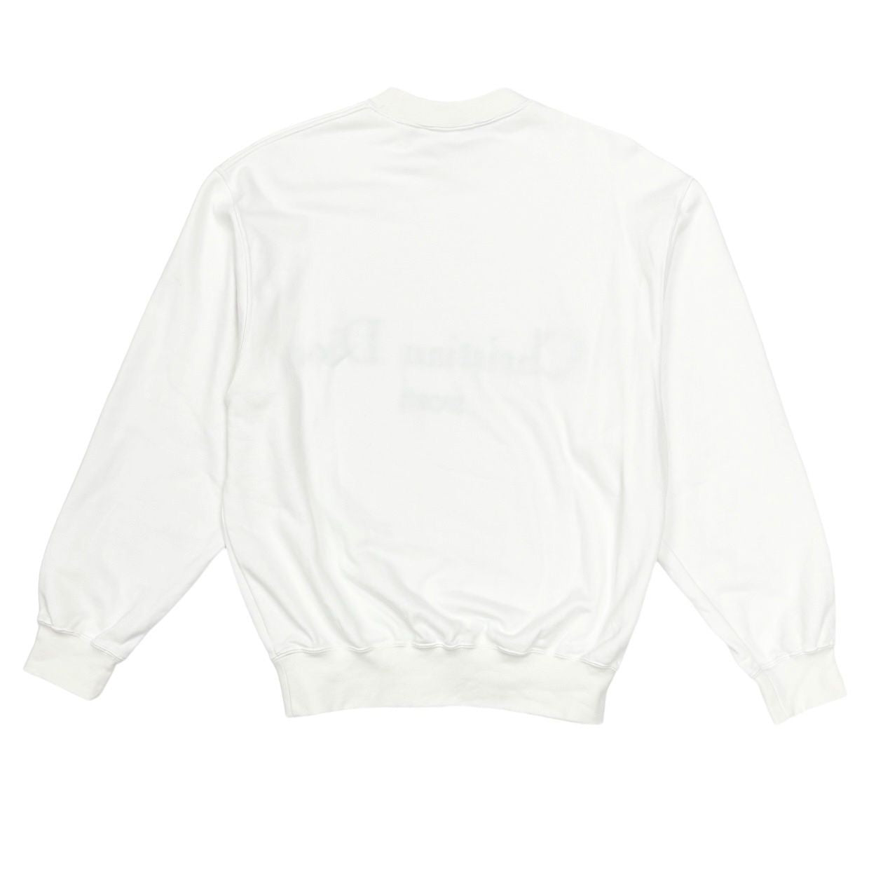 Christian Dior Sports White Embroidered Crew Sweatshirt