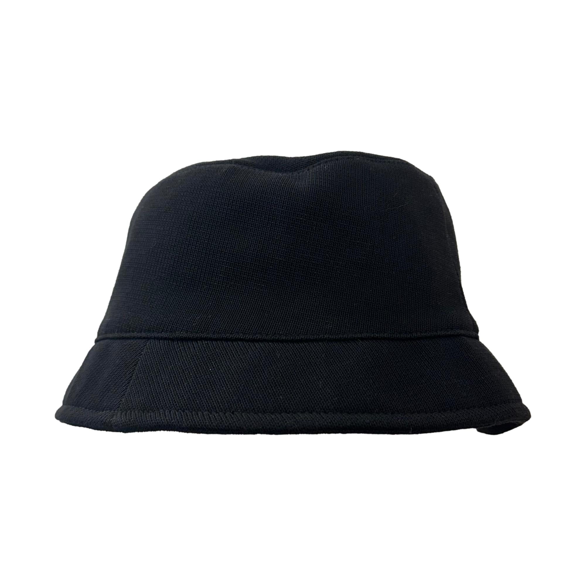 Treasures of NYC - Chanel Black Logo Knit Bucket Hat
