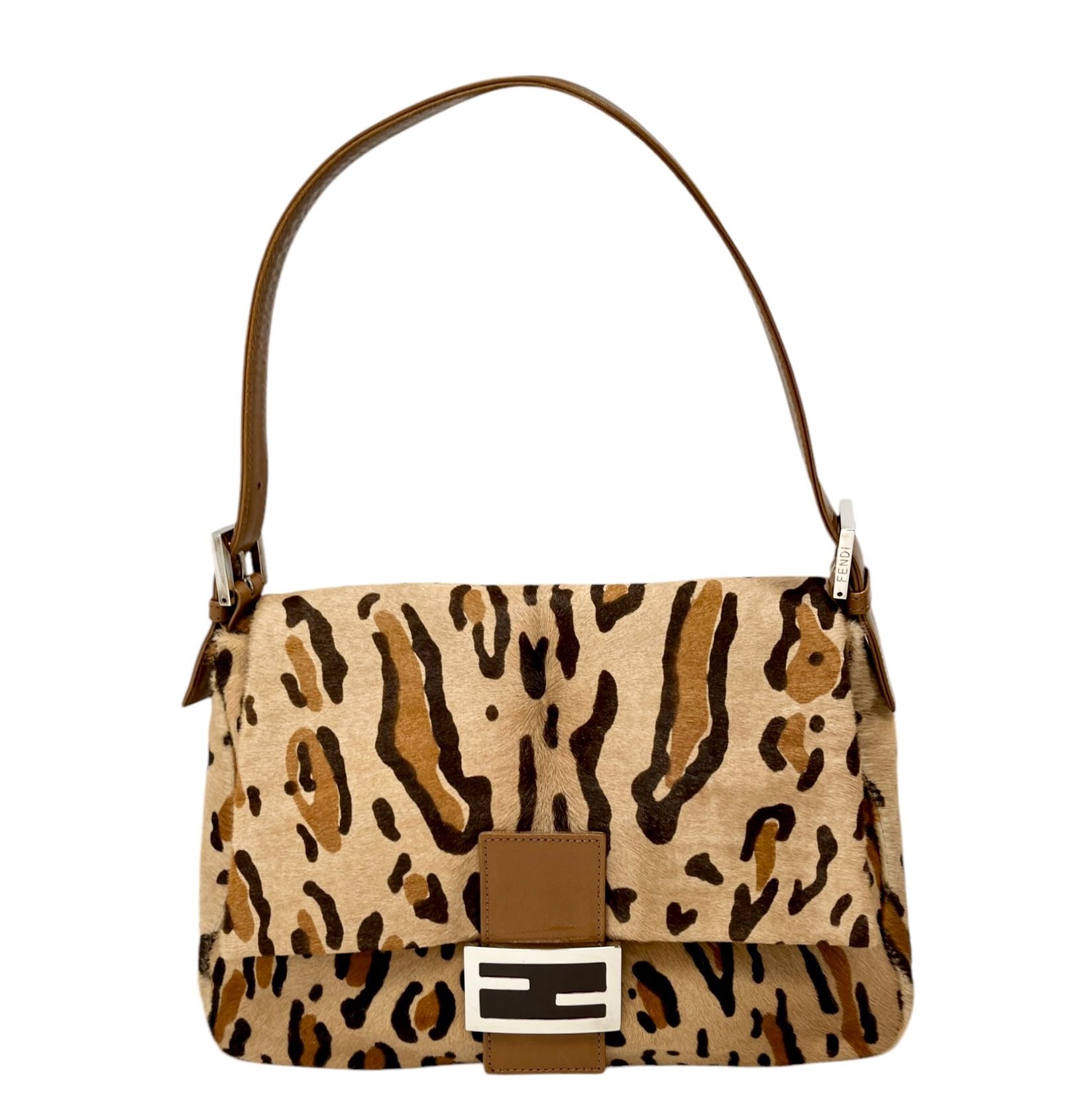 Fendi Cheetah Calf Hair Baguette