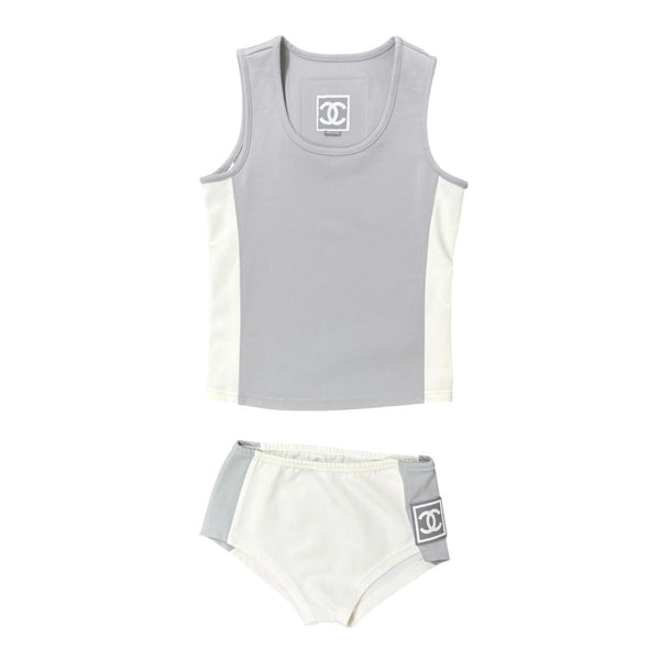 Chanel Logo Two Tone Sport Set