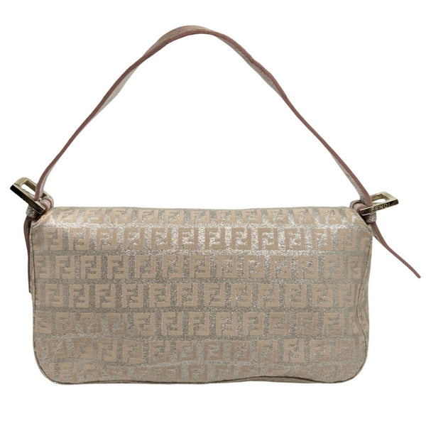 Fendi Pink Shimmer Baguette Bag