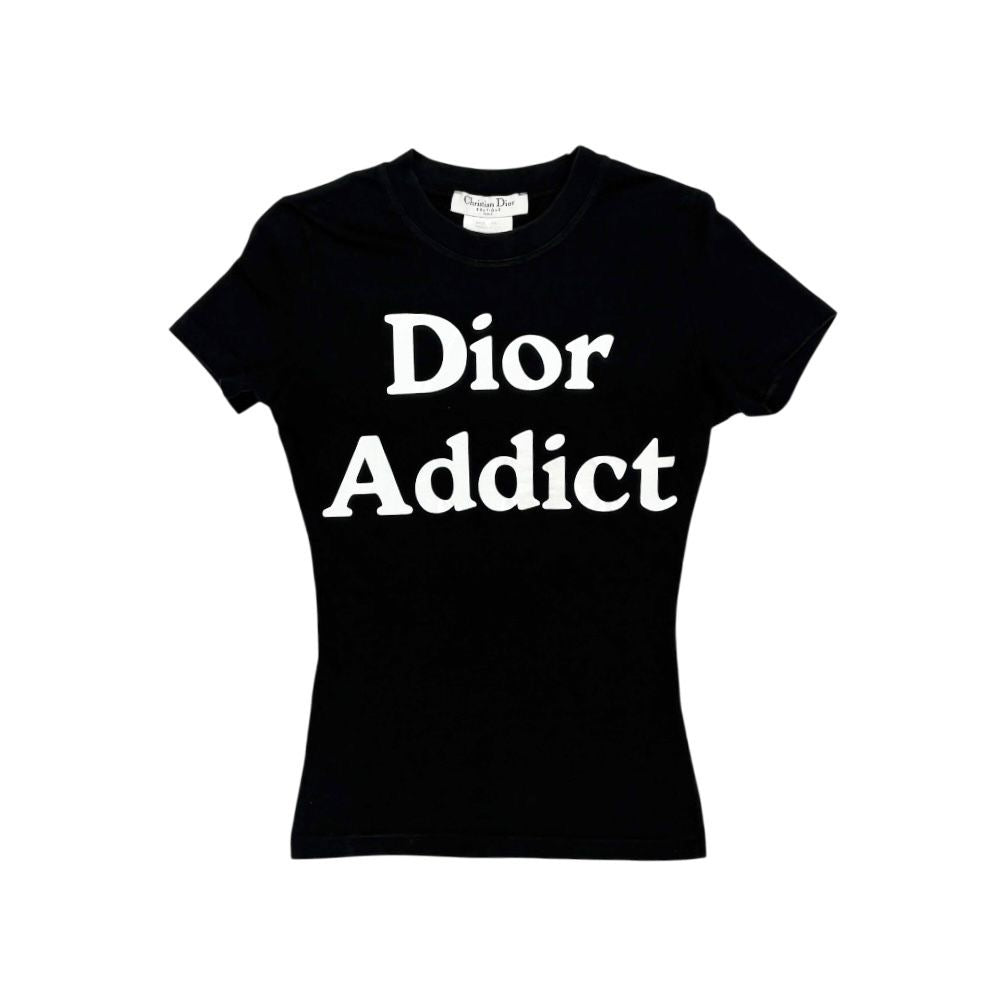 Dior Black Addict Logo Tee