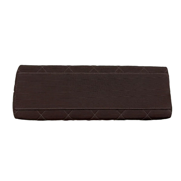 Chanel Brown Grossgrain Chain Shoulder Bag