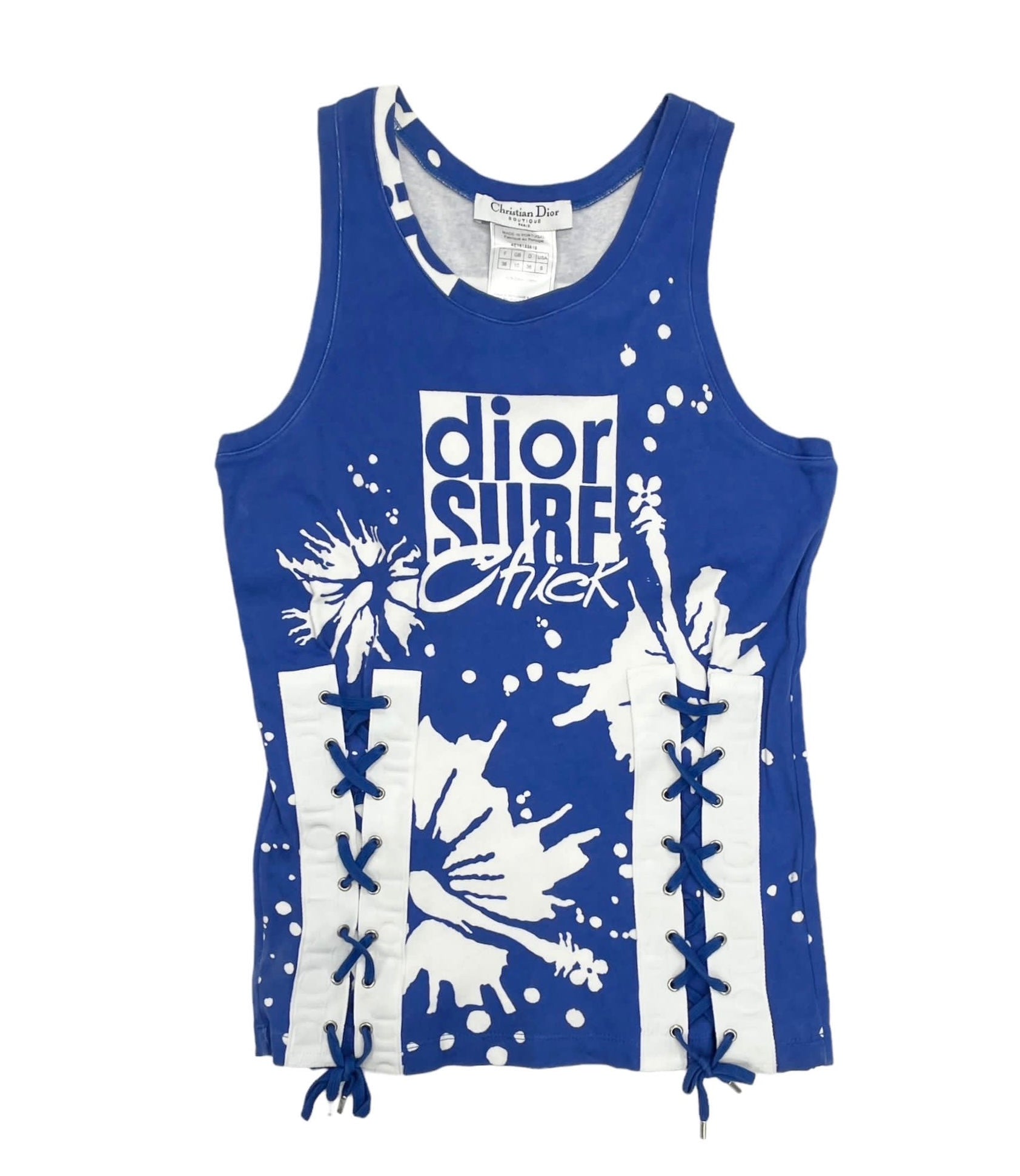 Dior Blue Surf Chic Tank
