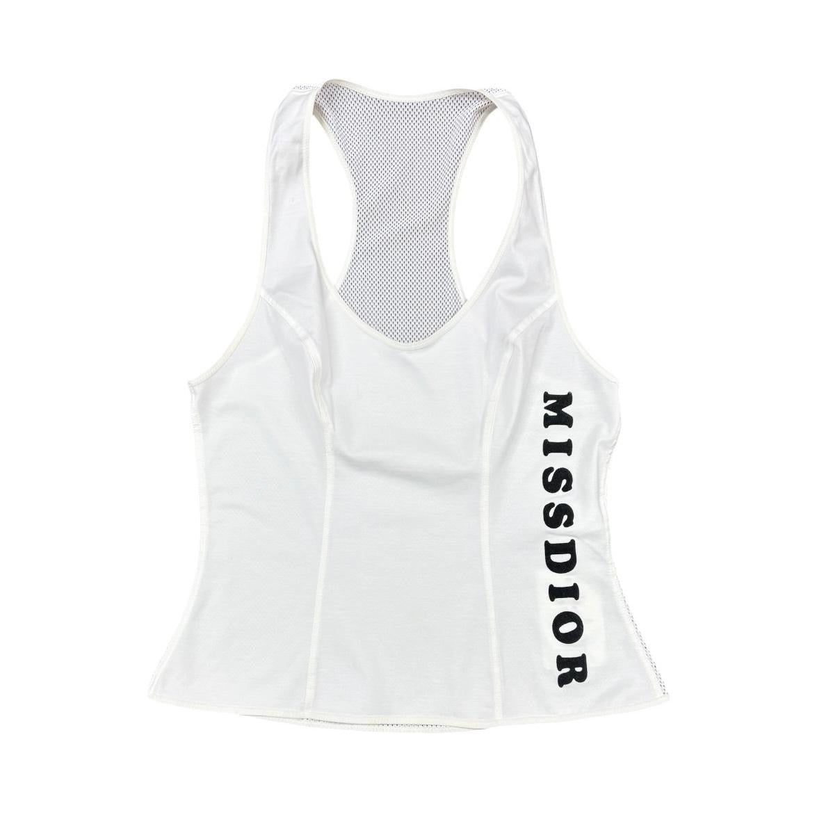 Christian Dior MISS DIOR タンクトップ Dior White “Miss Dior” Tank – Treasures of NYC
