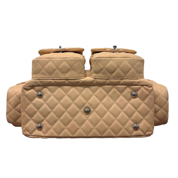 Chanel Tan Cambon Reporter Bag