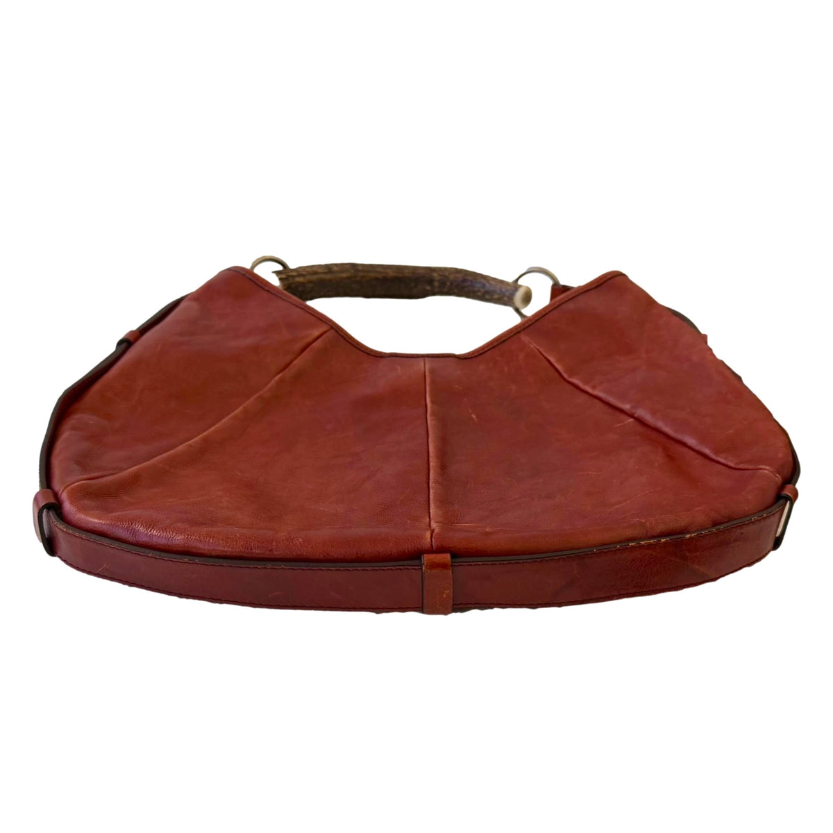 YSL Burgundy Mombasa Bag