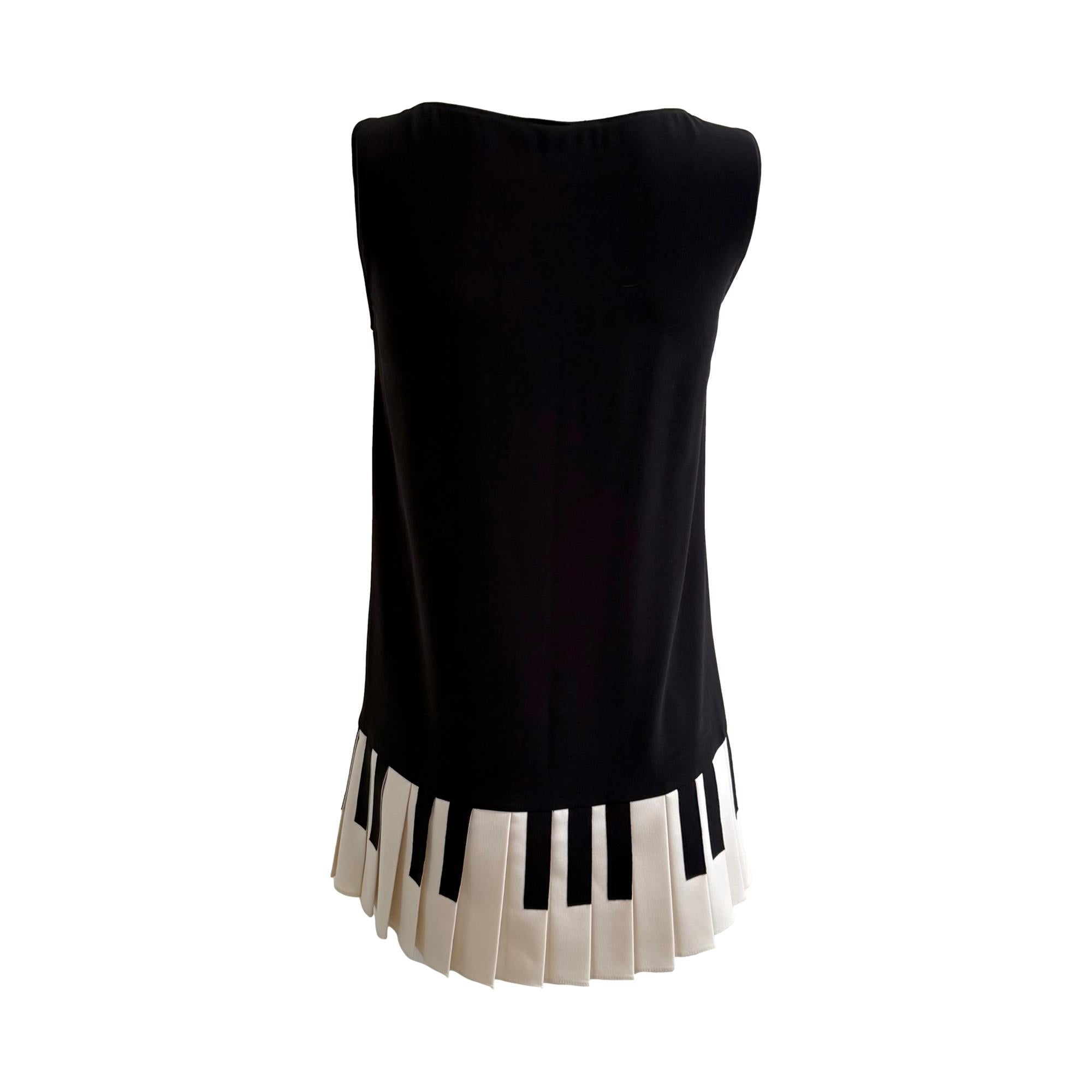 Moschino Black Piano Tank/Dress