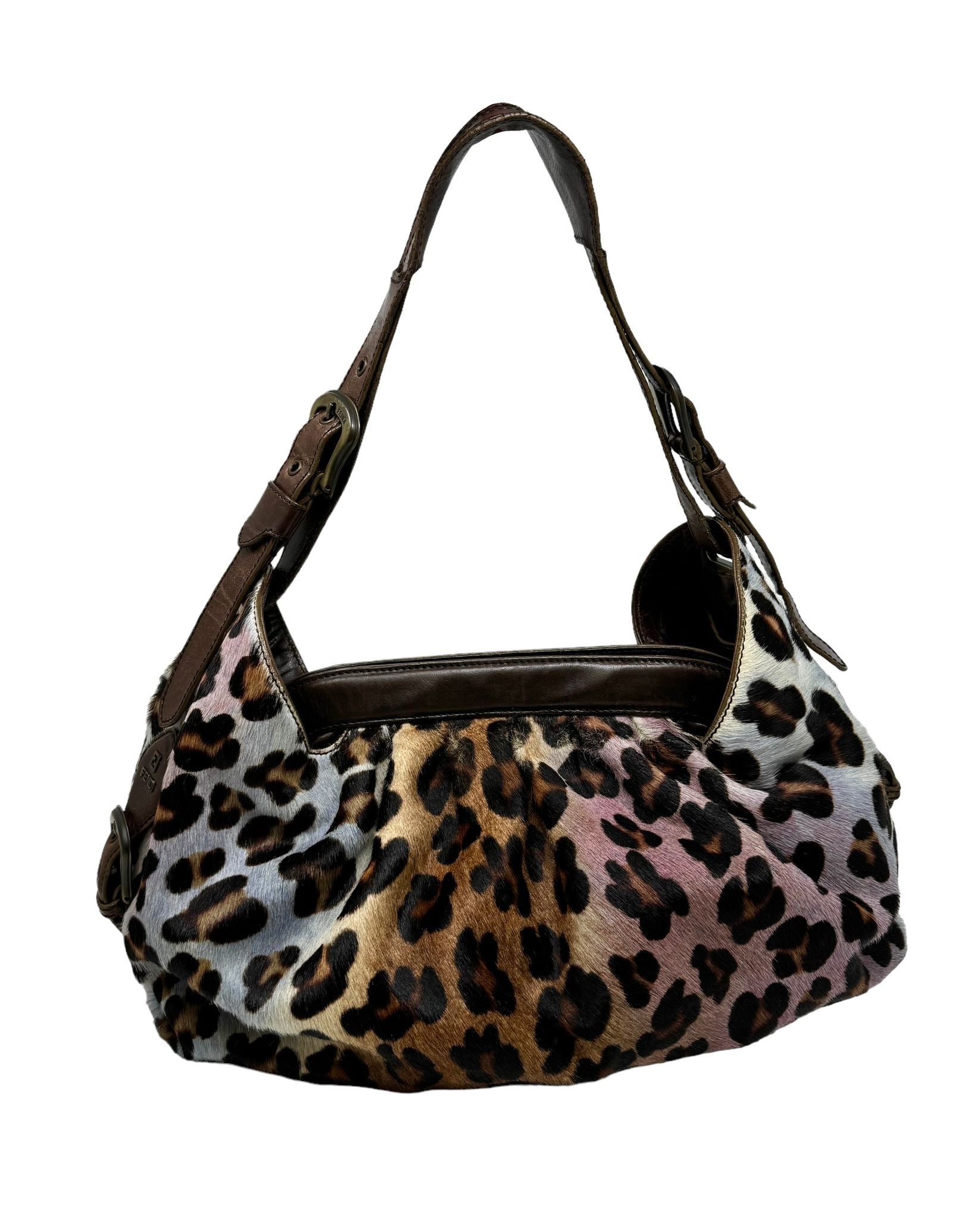 Fendi Multicolor Cheetah Shoulder Bag