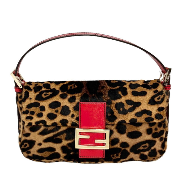 Fendi Cheetah Print Baguette Bag