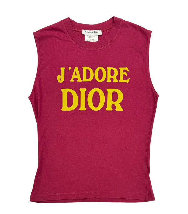 Dior J’adore Pink Logo Tank