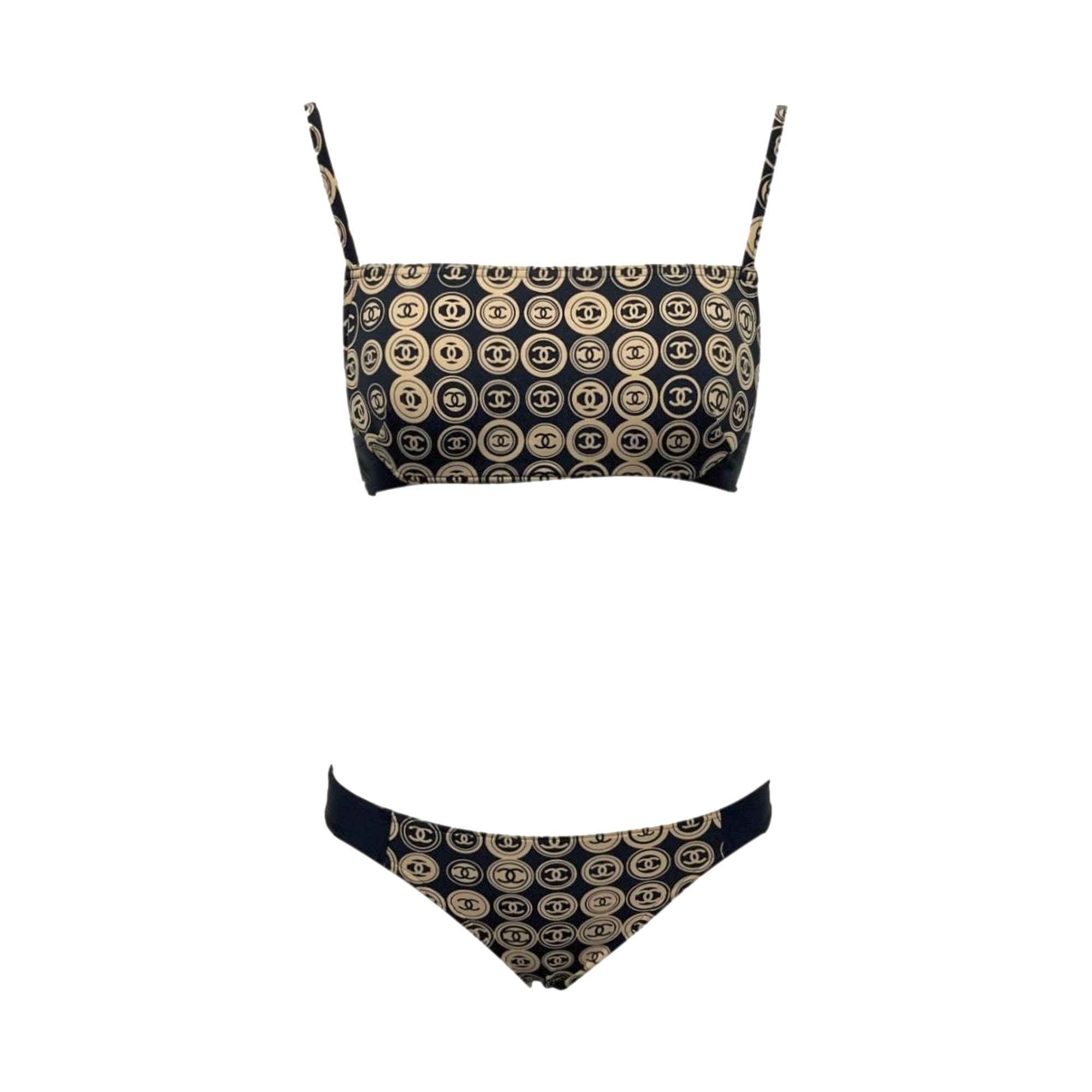 Chanel Medallion Logo Bikini