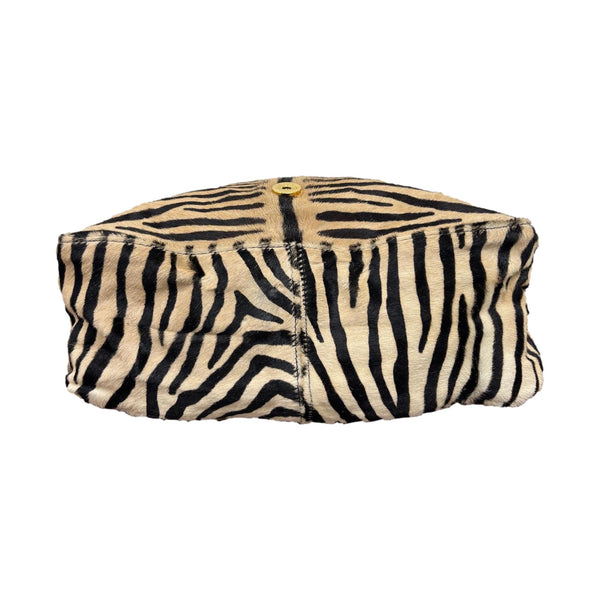 Fendi Tan Zebra Baguette Bag