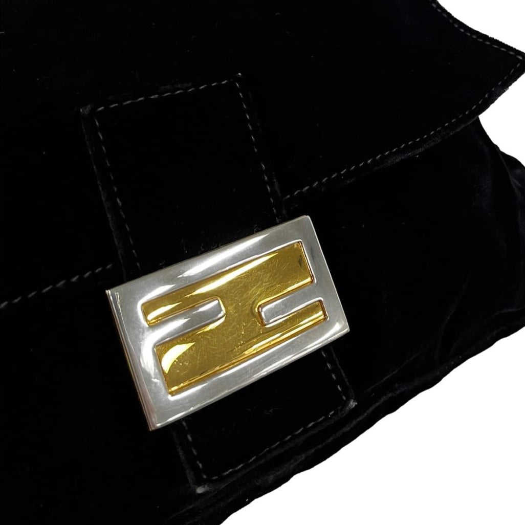 Fendi Velvet Mamma Baguette Bag