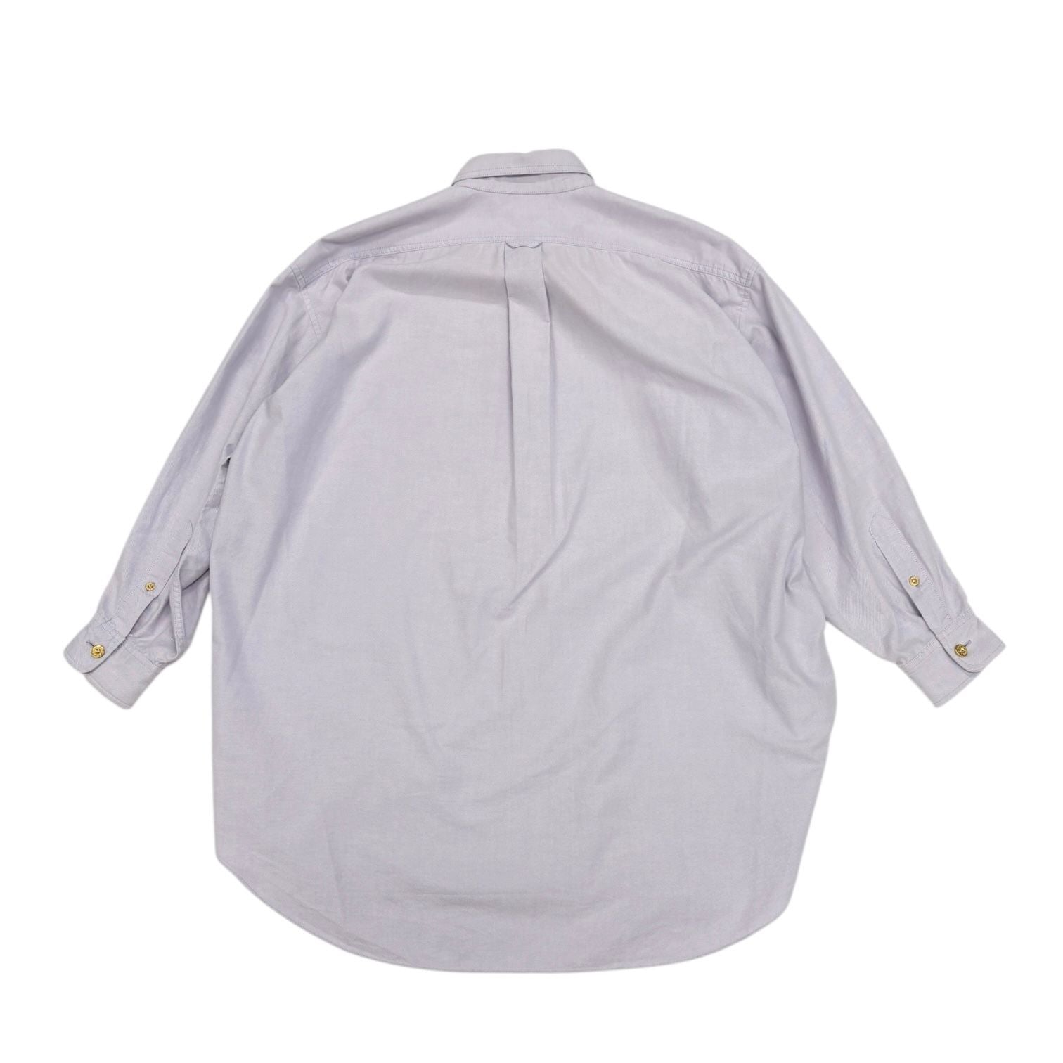 Chanel Purple Oversized Logo Button Down