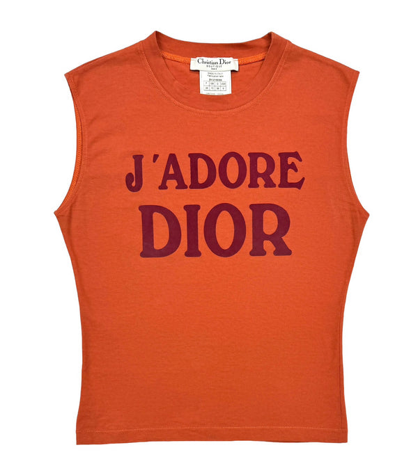 Dior Jadore Tangerine Logo Tank