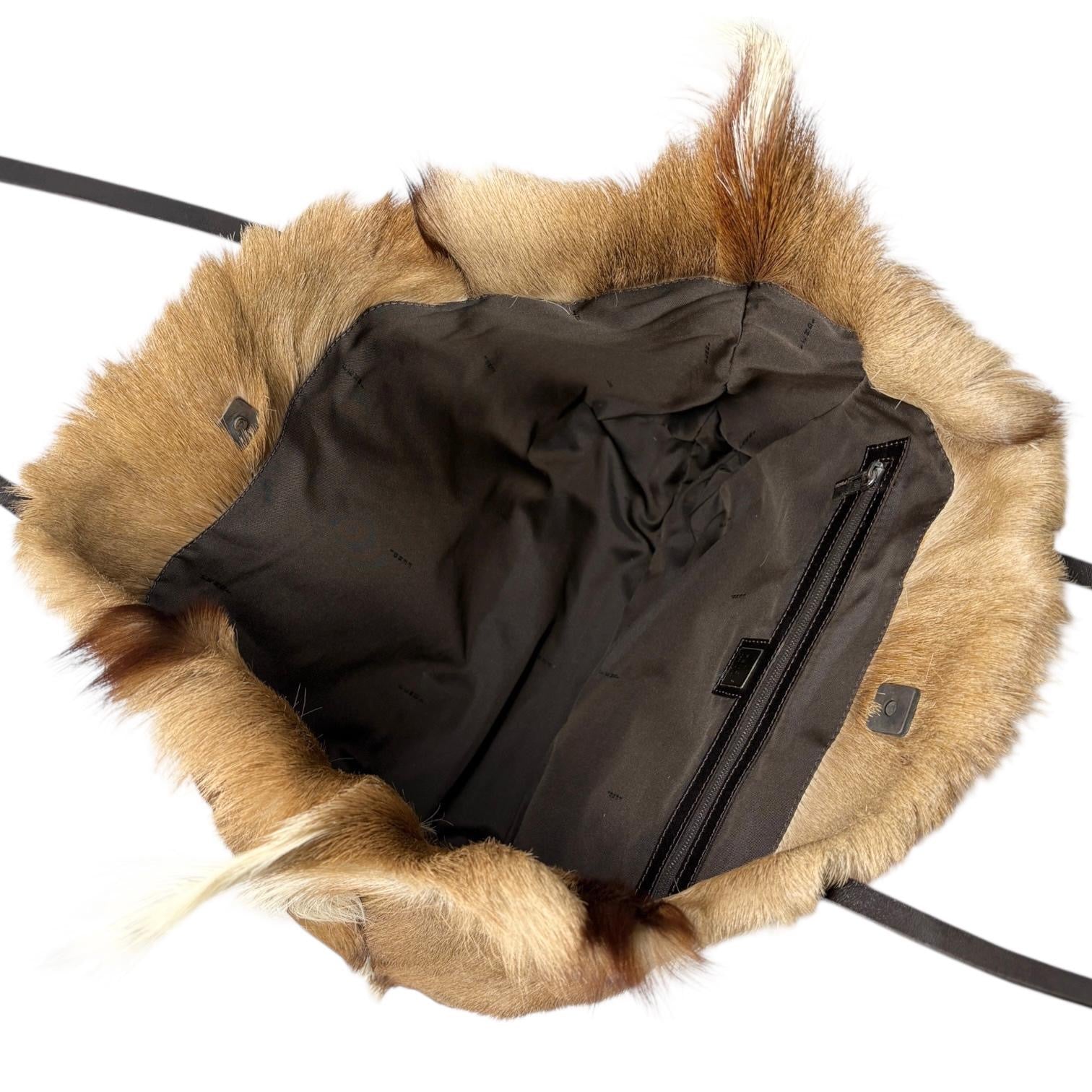 Fendi Fur Shoulder Tote