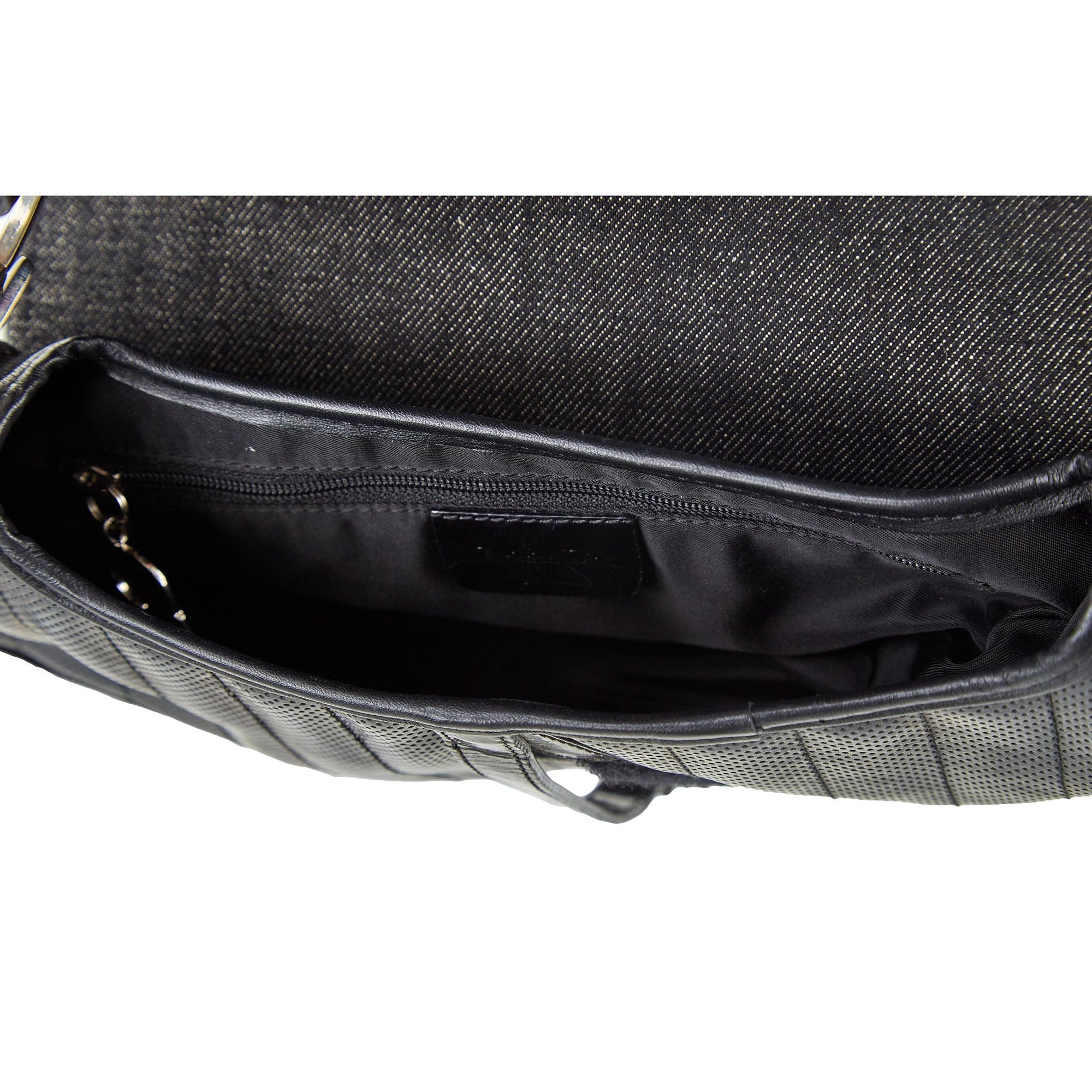 Dior Black Cadillac Saddle Bag