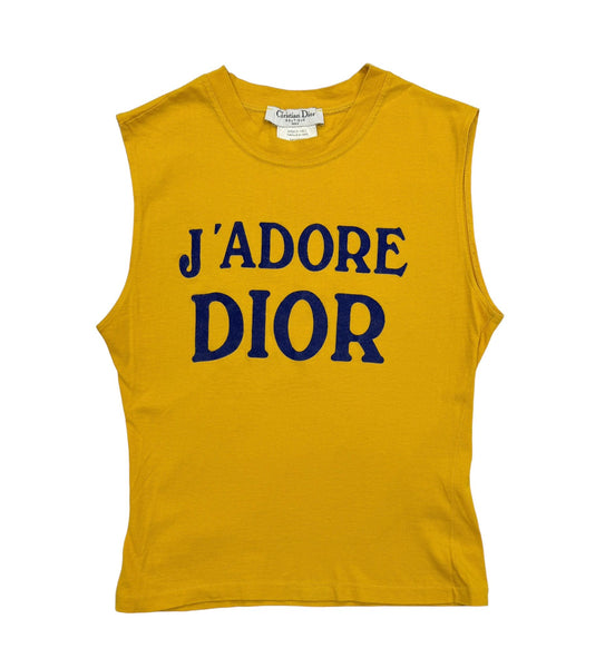 Dior J'adore Yellow Logo Tank – Treasures of NYC