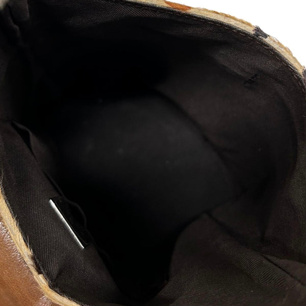 Fendi Cheetah Structured Mini Shoulder Bag