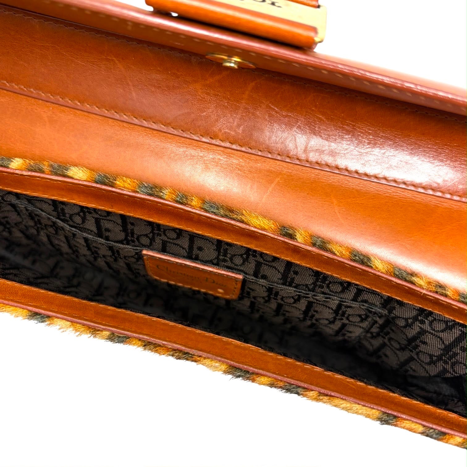 Dior Cheetah Calf Hair Shoulder Bag