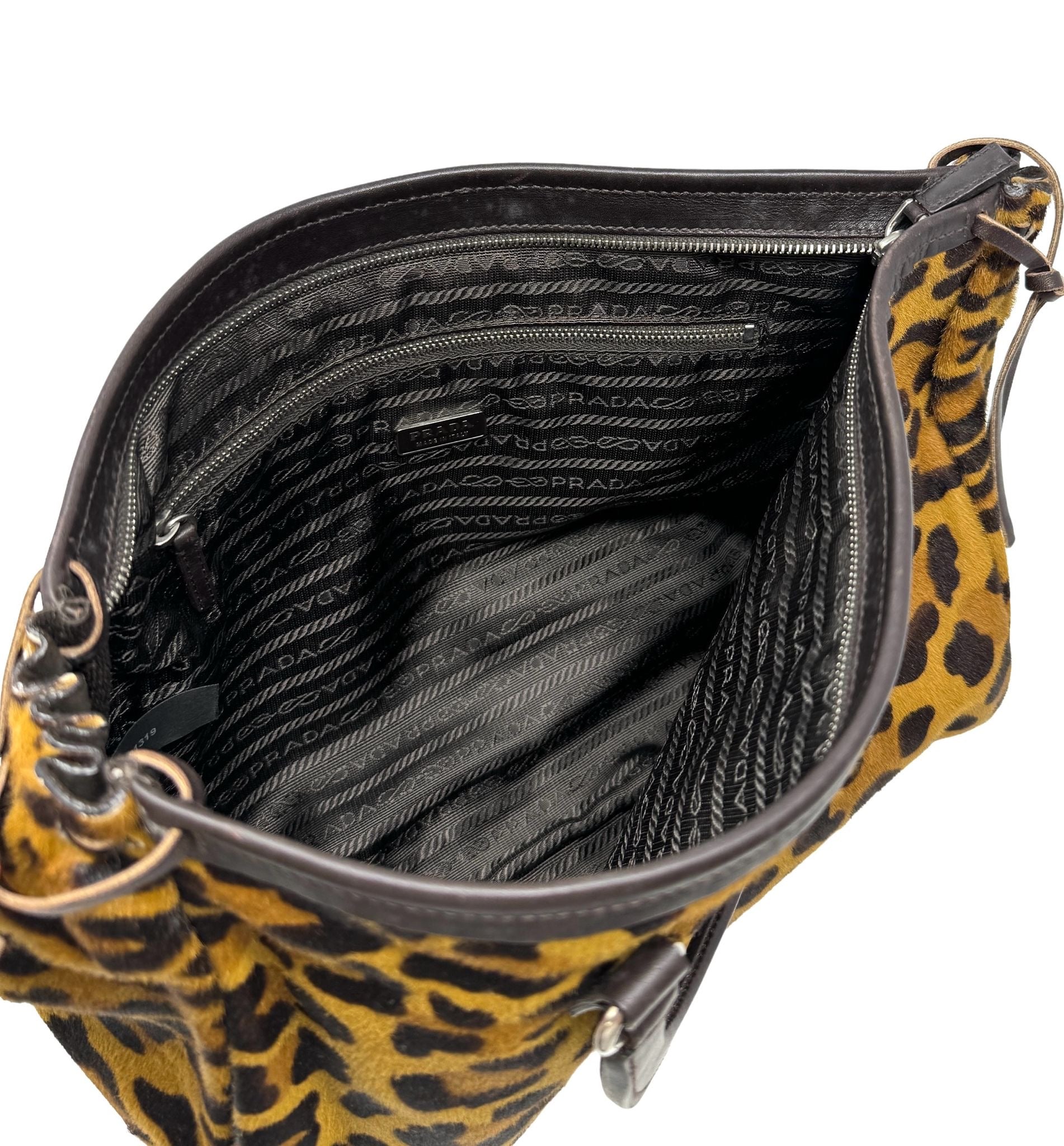 Prada Cheetah Top Handle Bag