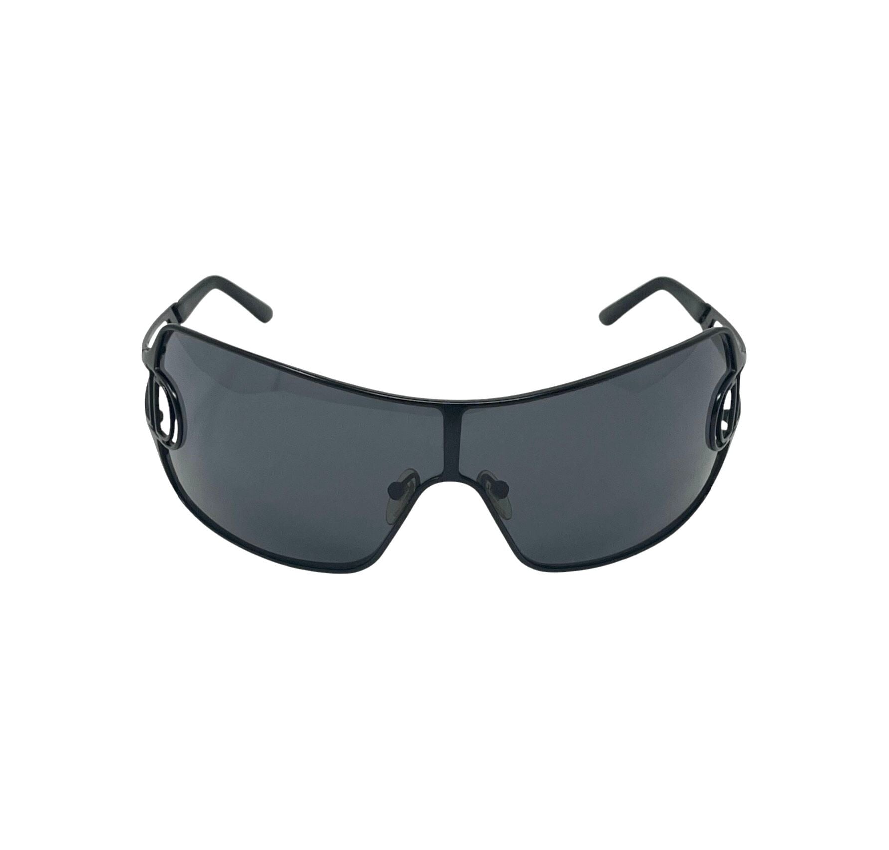 Dior Black Jumbo Side Logo Sunglasses